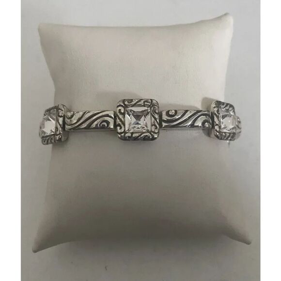 Brighton Jewelry - Brighton Regina Square Crystal Bracelet